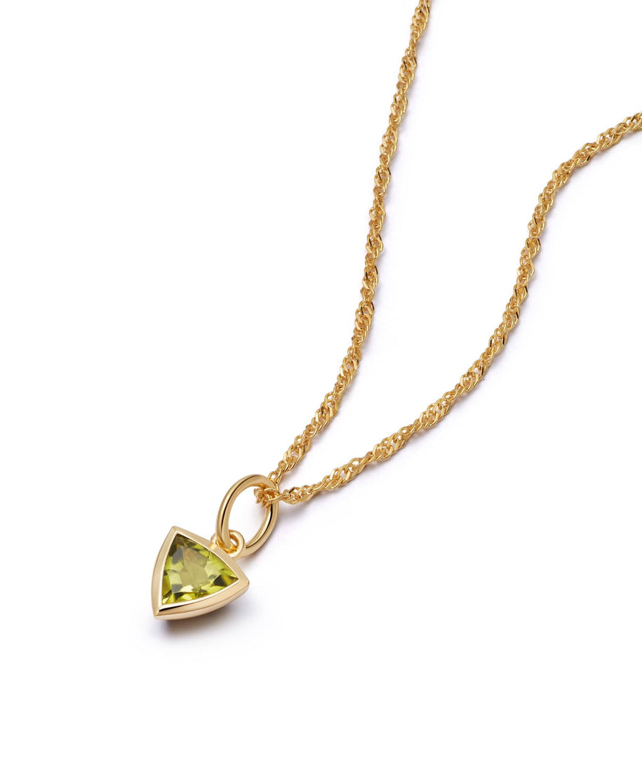 Daisy London - Birthstone Necklace - Peridot August - Gold