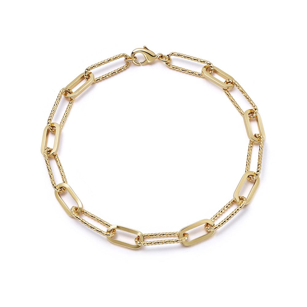 Daisy London - Polly Newman Paperclip Chain Bracelet - Gold