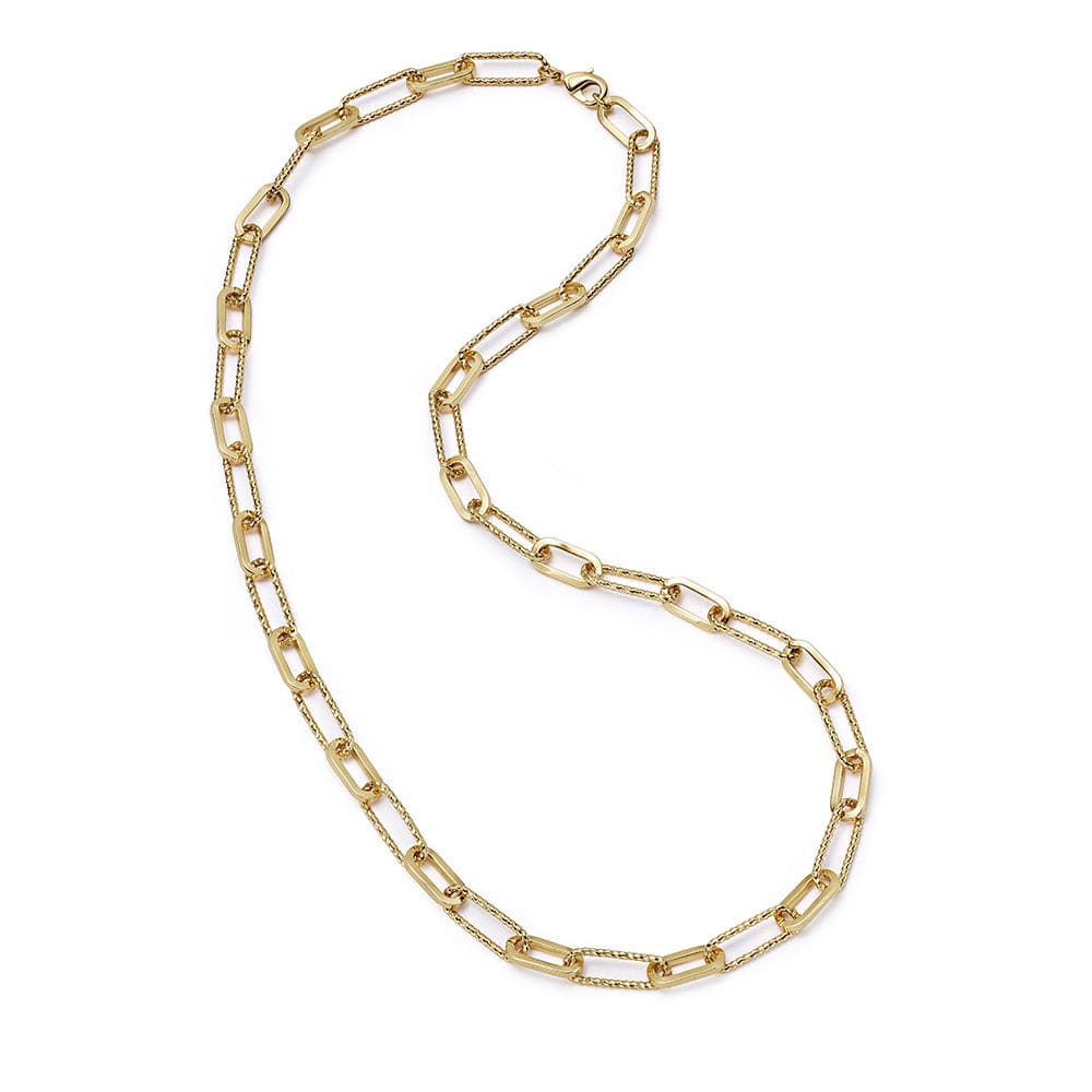 Daisy London - Polly Newman Paperclip Chain Necklace - Gold