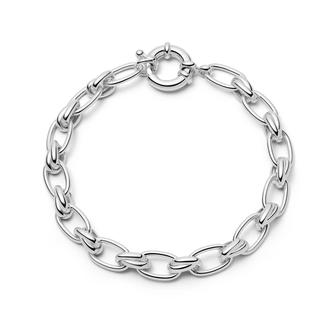 Daisy London - Polly Newman Vintage Link Chain Bracelet - Silver