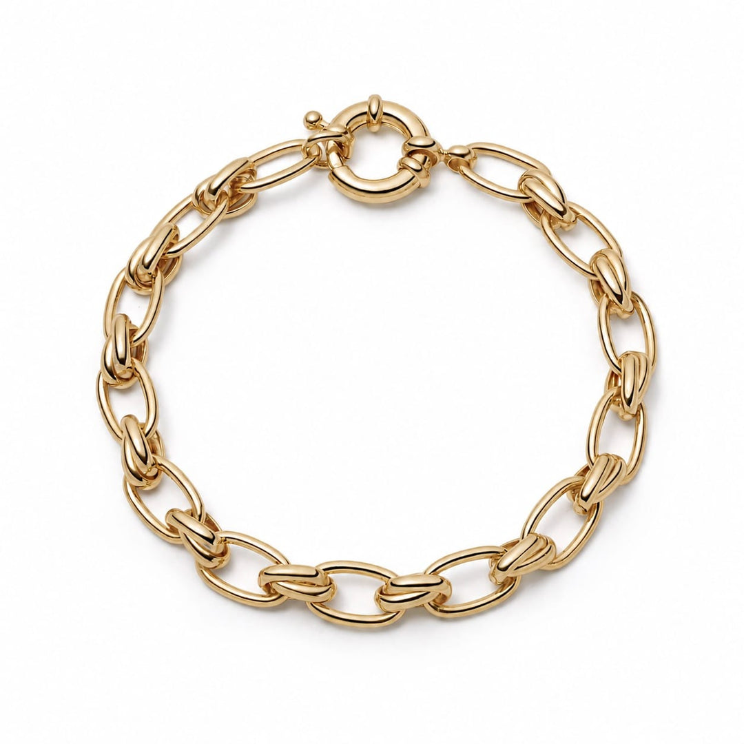 Daisy London - Polly Newman Vintage Link Chain Bracelet - Gold