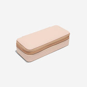 Stackers - Blush Pink Medium Zipped Travel Jewellery Box