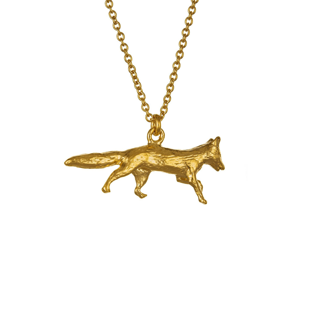 Alex Monroe - Prowling Fox Necklace - Gold