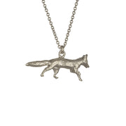 Alex Monroe - Prowling Fox Necklace - Silver