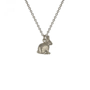 Alex Monroe - Sitting Bunny Necklace - Silver