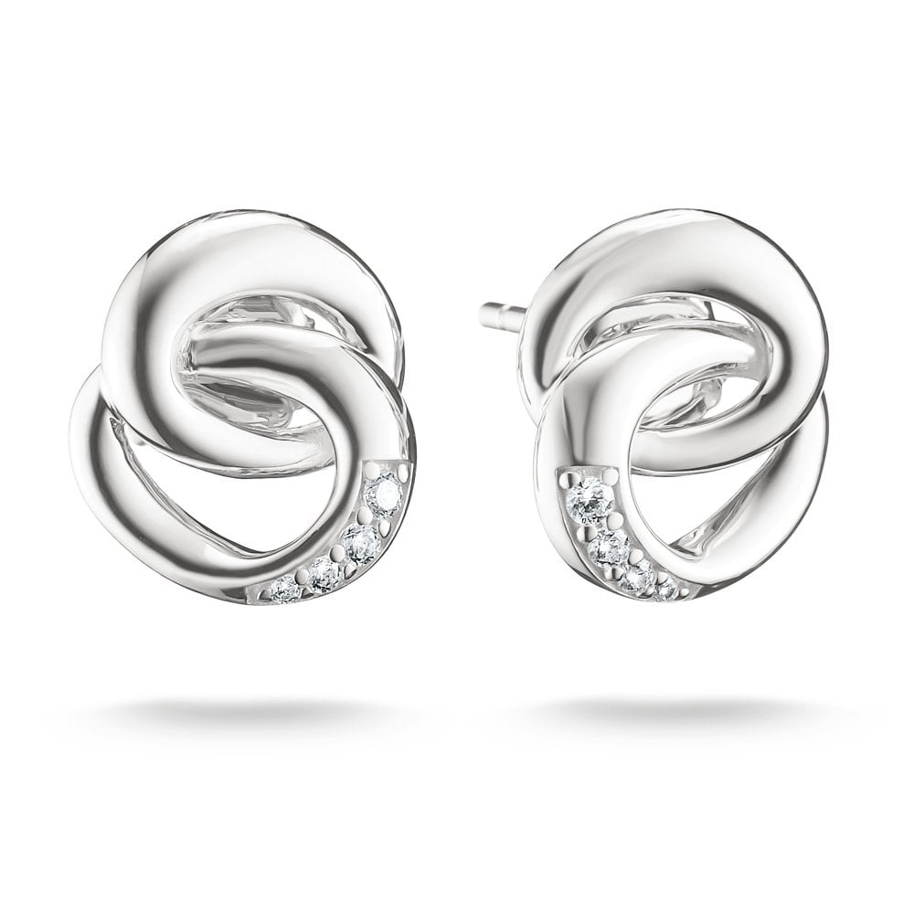 Thomas Sabo - Together Earring Studs With White Zirconia - Silver