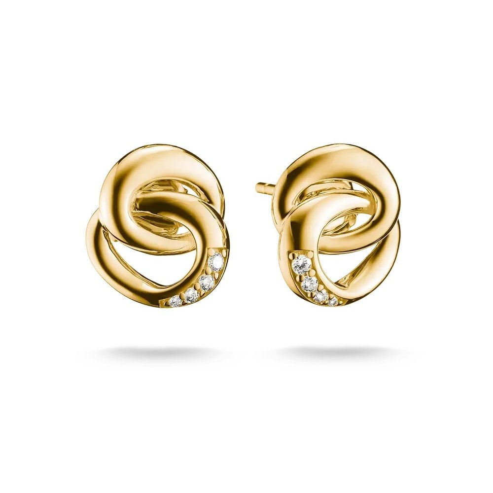 Thomas Sabo - Together Earring Studs With White Zirconia - Gold