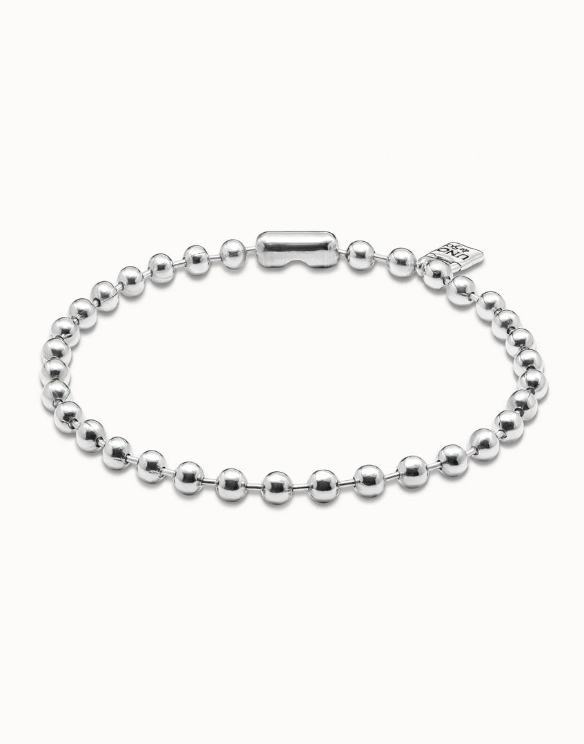 UNOde50 - Copito De Nieve Beaded Necklace - Silver