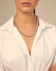 UNOde50 - Copito De Nieve Beaded Necklace - Silver